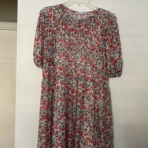 Zara floral long dress